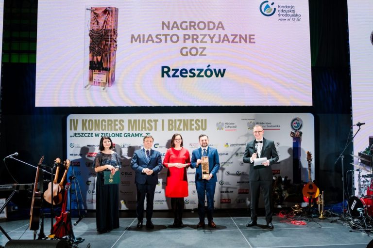 Rzeszów z tytułem Miasta Przyjaznego GOZ 2025